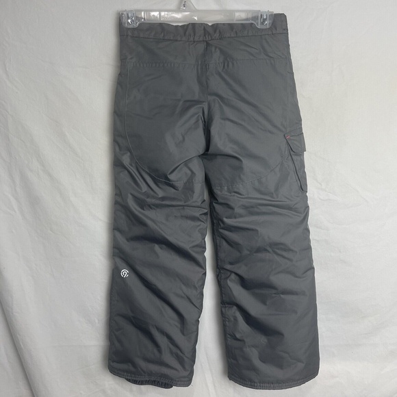 Champion Kids UNISEX Gray with Neon Pink Details Snow Ski Pants Size 6… - Picture 4 of 11